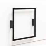Ручка-скоба La Fenice Cubo Nero черная 160 мм.