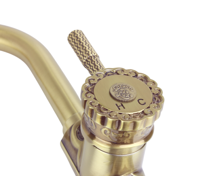 Смеситель для раковины Bronze de Luxe WINDSOR 10127, бронза — изображение 4