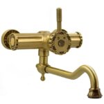 Смеситель для раковины настенный Bronze de Luxe WINDSOR 10111, бронза